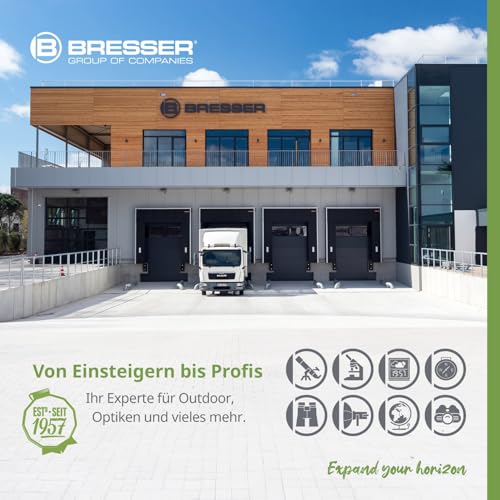 Bresser Junior BIOLUX SEL Mikroskop mit Smartphonehalter, Barlow-Zoom, LED, Zubehör Set für Kinder & Einsteiger