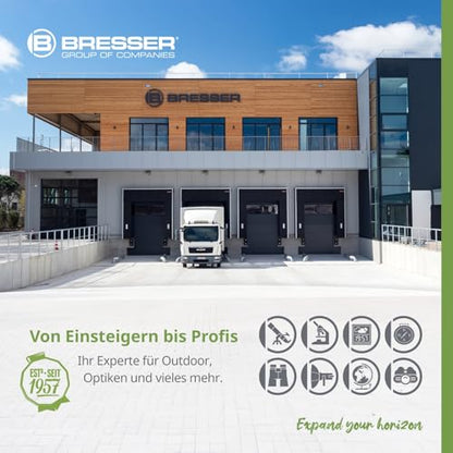 Bresser Junior BIOLUX SEL Mikroskop mit Smartphonehalter, Barlow-Zoom, LED, Zubehör Set für Kinder & Einsteiger